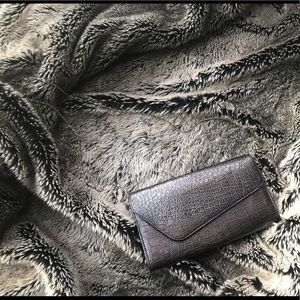 Faux Lizard Skin Clutch